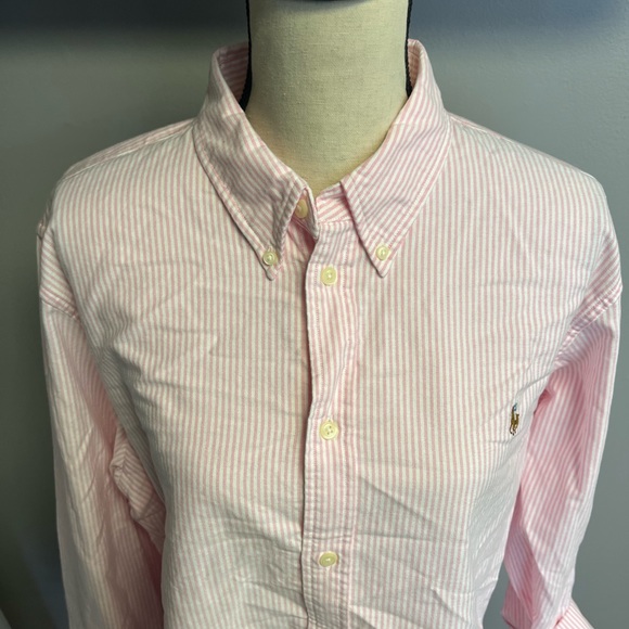 Ralph Lauren pink and white polo - Picture 2 of 6